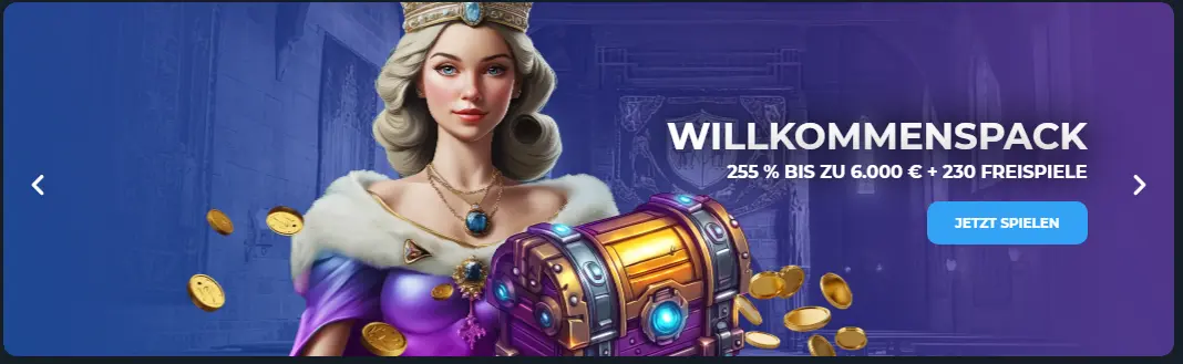 Willkommen im Online Casino Schweiz – Startseite mit schnellem Zugang zu Spielen